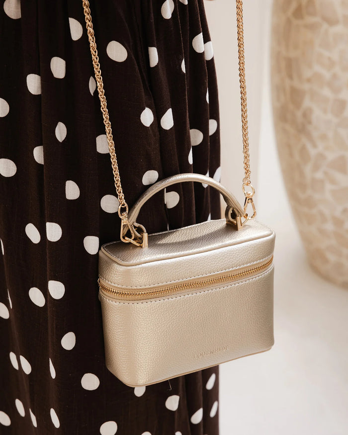 Load image into Gallery viewer, LOUENHIDE PALMA CROSSBODY BAG - CHAMPAGNE