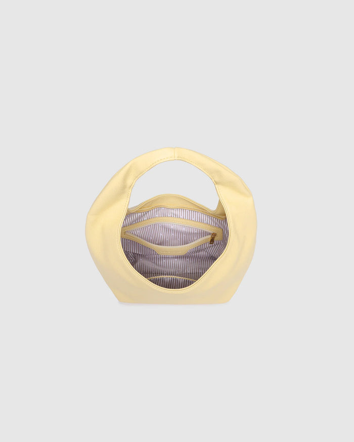 Load image into Gallery viewer, LOUENHIDE MINI MONACO SHOULDER BAG - BUTTER YELLOW