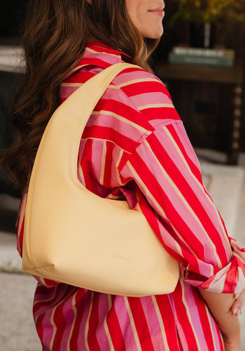 LOUENHIDE MINI MONACO SHOULDER BAG - BUTTER YELLOW