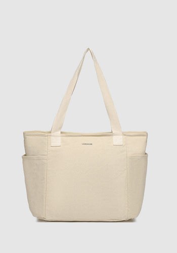 LOUENHIDE CHARLOTTE CANVAS TOTE BAG - NATURAL