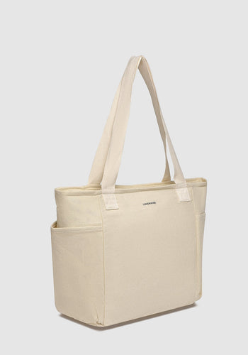 LOUENHIDE CHARLOTTE CANVAS TOTE BAG - NATURAL