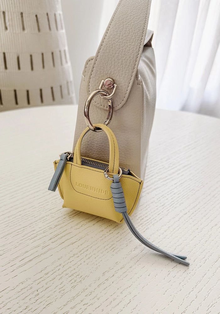 LOUENHIDE GINA BAG CHARM - LEMON