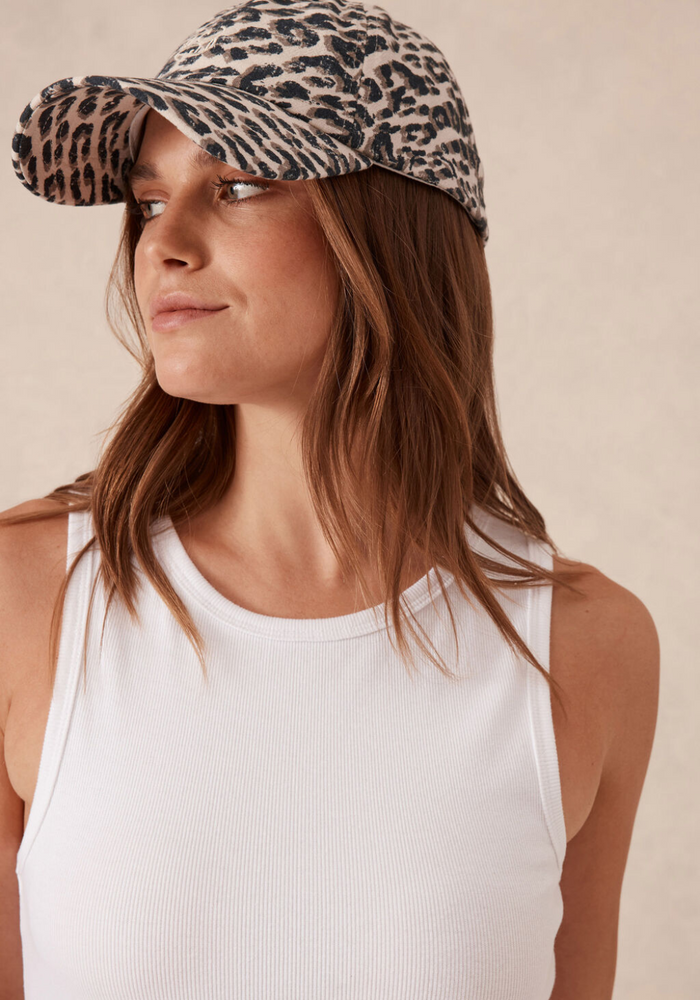Load image into Gallery viewer, CERES LIFE MONOGRAM CAP - LEOPARD