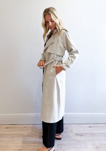 TALIA TRENCH COAT - NEUTRAL