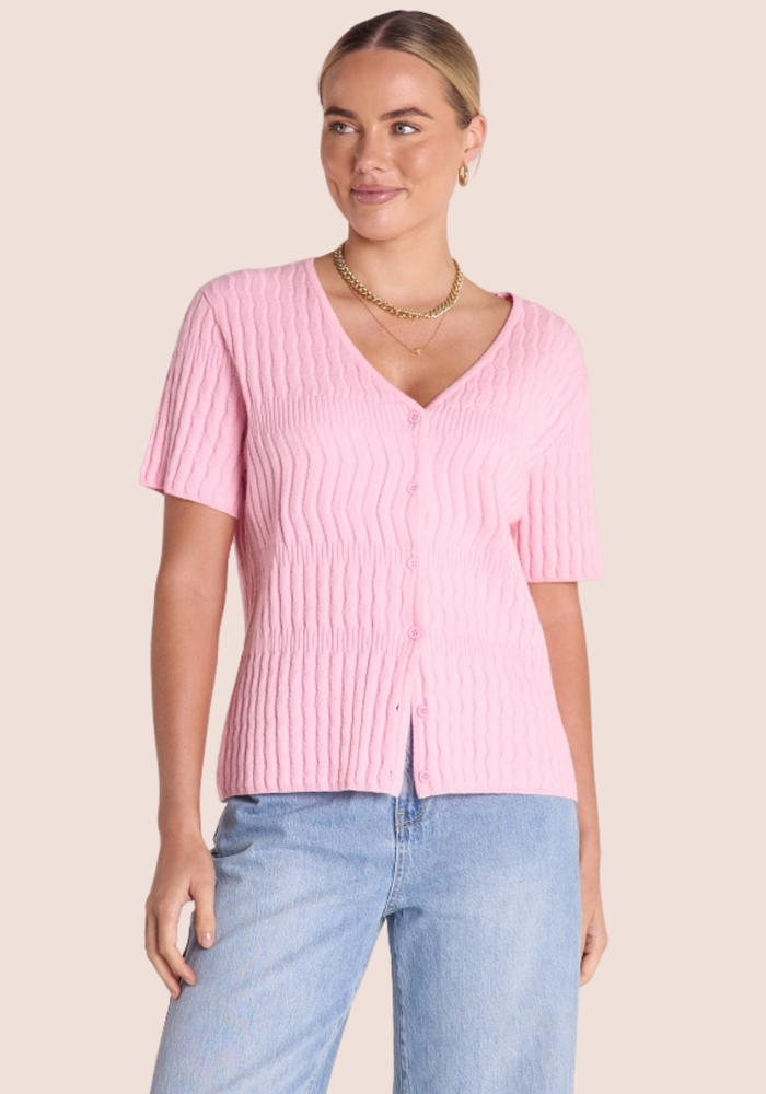 Load image into Gallery viewer, FEATHER + NOISE LAURA TOP - PINK