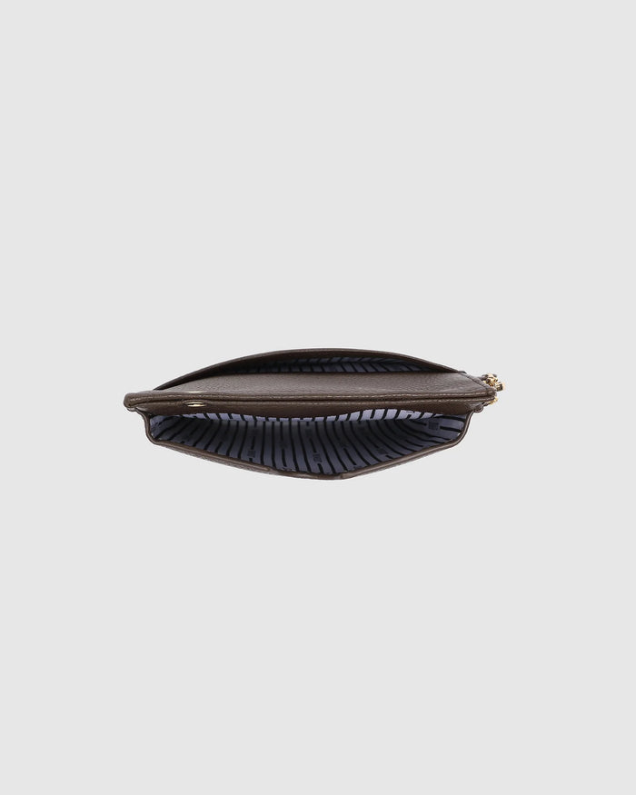 Load image into Gallery viewer, LOUENHIDE SUKI PHONE BAG - CHOCOLATE