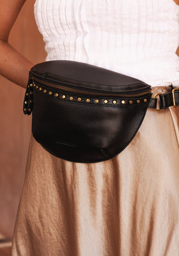 LOUENHIDE CASSIDY BELT BAG - BLACK