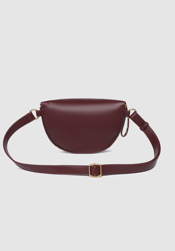 LOUENHIDE CASSIDY BELT BAG - BURGUNDY