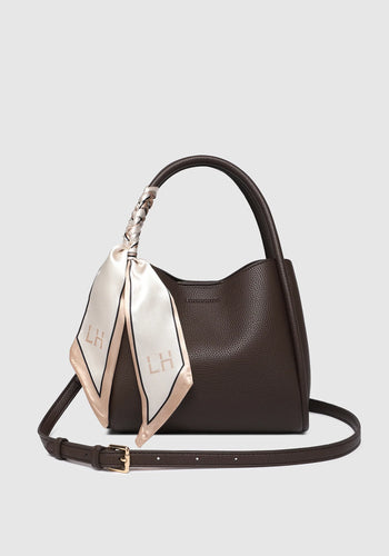 LOUENHIDE STEFFIE MINI TOTE BAG - CHOCOLATE