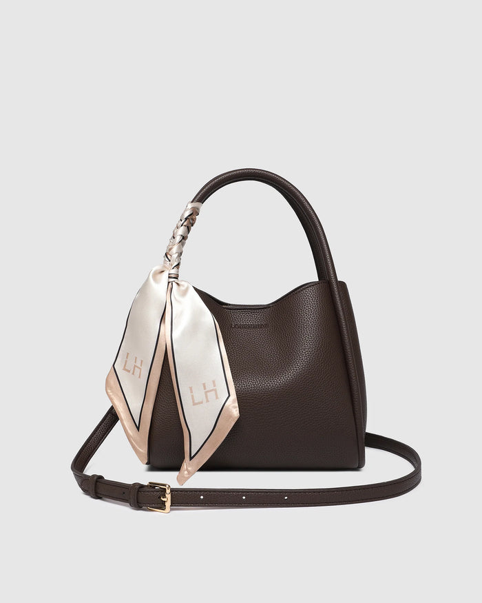 Load image into Gallery viewer, LOUENHIDE STEFFIE MINI TOTE BAG - CHOCOLATE