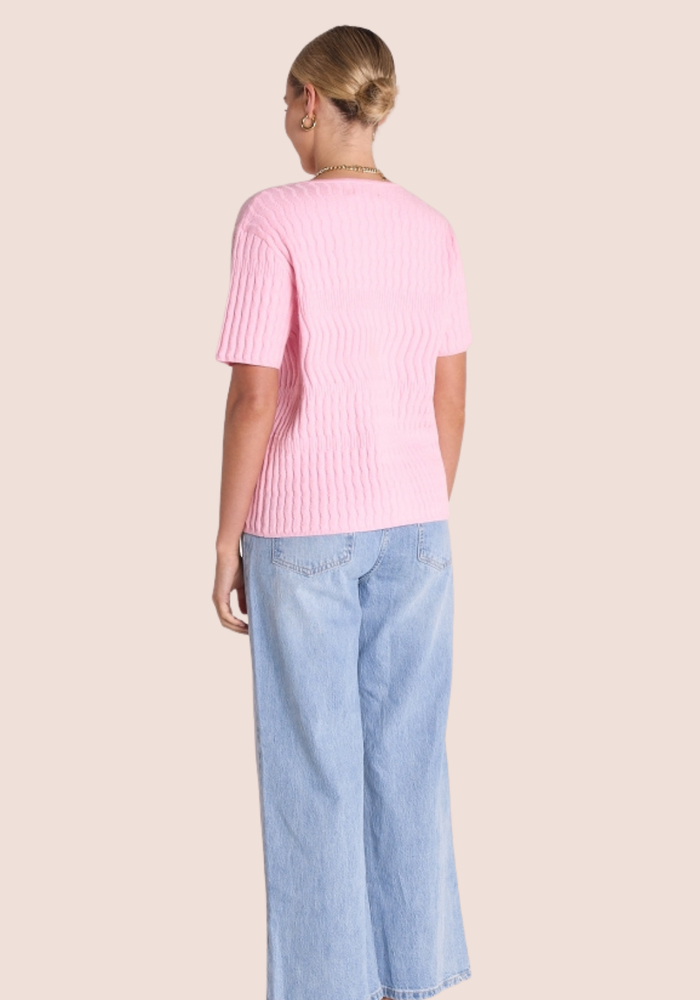 Load image into Gallery viewer, FEATHER + NOISE LAURA TOP - PINK