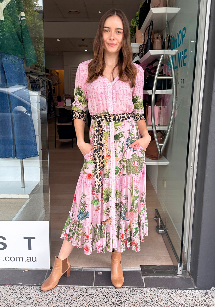 Load image into Gallery viewer, RUBY YAYA NOUVEAU MAXI - PINK PRINT