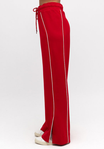 CENTRAL PARK FULL LENGTH JOGGERS - RED