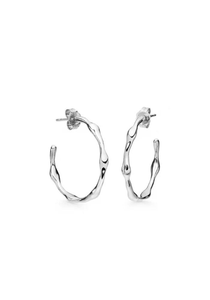 Load image into Gallery viewer, JEWEL CITIZEN PARIS HOOPS - SILVER