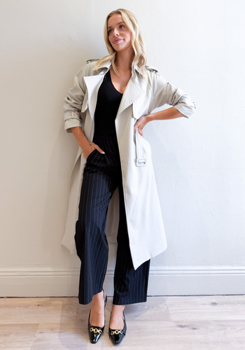 TALIA TRENCH COAT - NEUTRAL