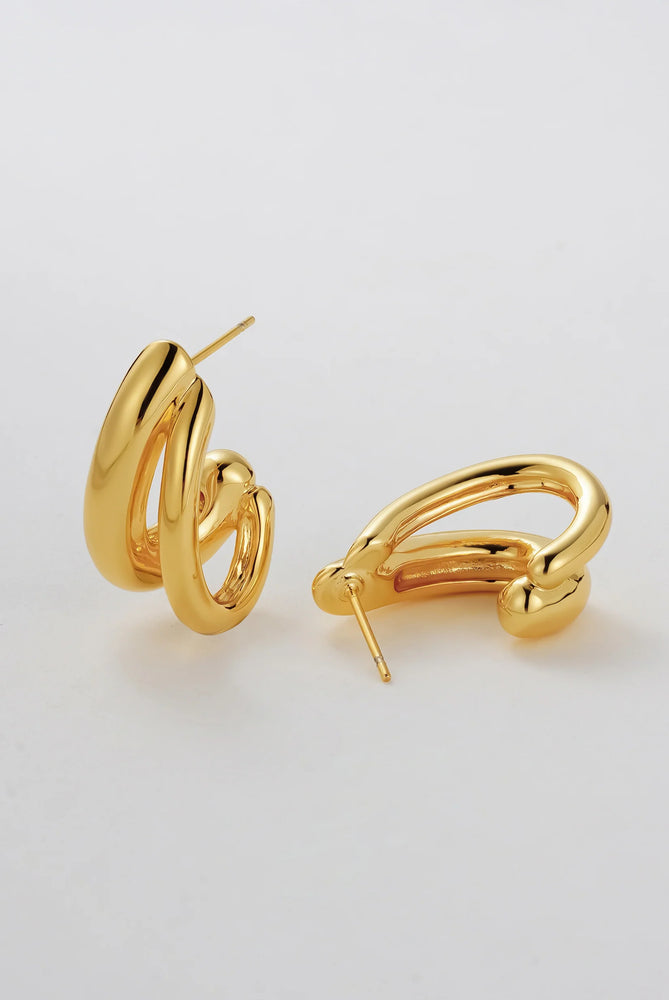Load image into Gallery viewer, ZAFINO ARIA HOOP - GOLD