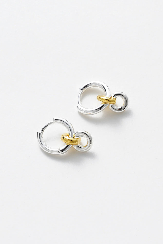 Load image into Gallery viewer, ZAFINO DAISY EARRING - GOLD/SILVER