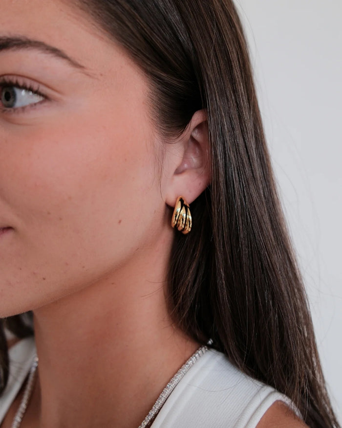 Load image into Gallery viewer, ZAFINO MILA EARRING - GOLD