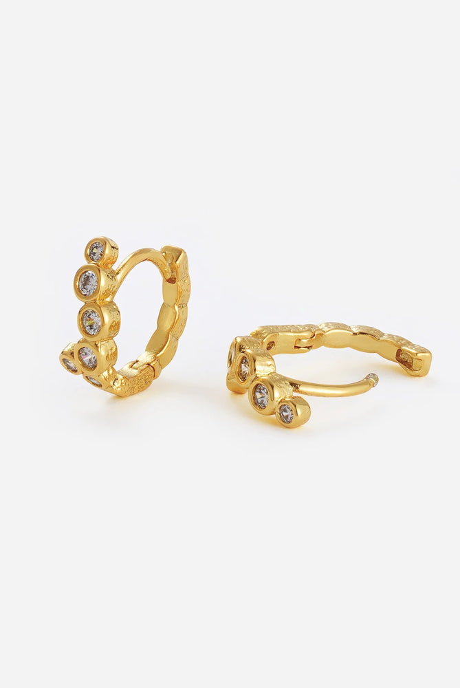 Load image into Gallery viewer, ZAFINO FLORENCE HUGGIE - GOLD