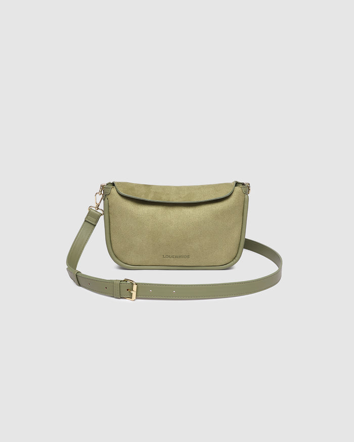 Load image into Gallery viewer, LOUENHIDE SAYLOR CROSSBODY BAG - SAGE GREEN