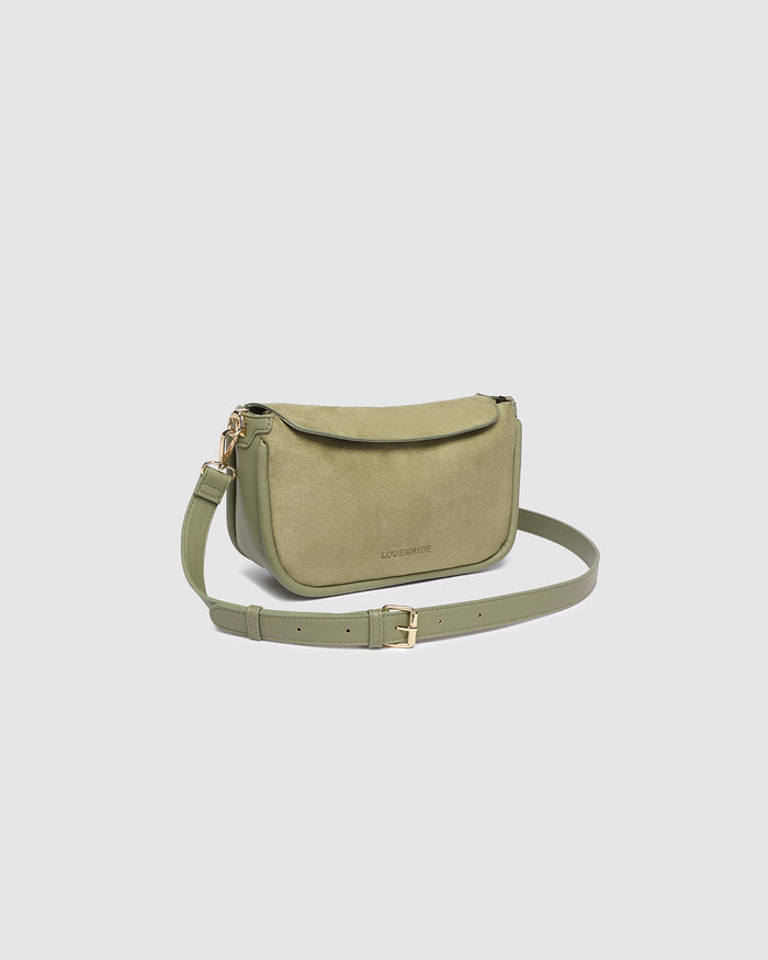 Load image into Gallery viewer, LOUENHIDE SAYLOR CROSSBODY BAG - SAGE GREEN