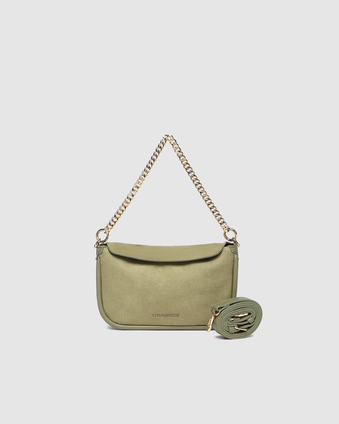 Load image into Gallery viewer, LOUENHIDE SAYLOR CROSSBODY BAG - SAGE GREEN