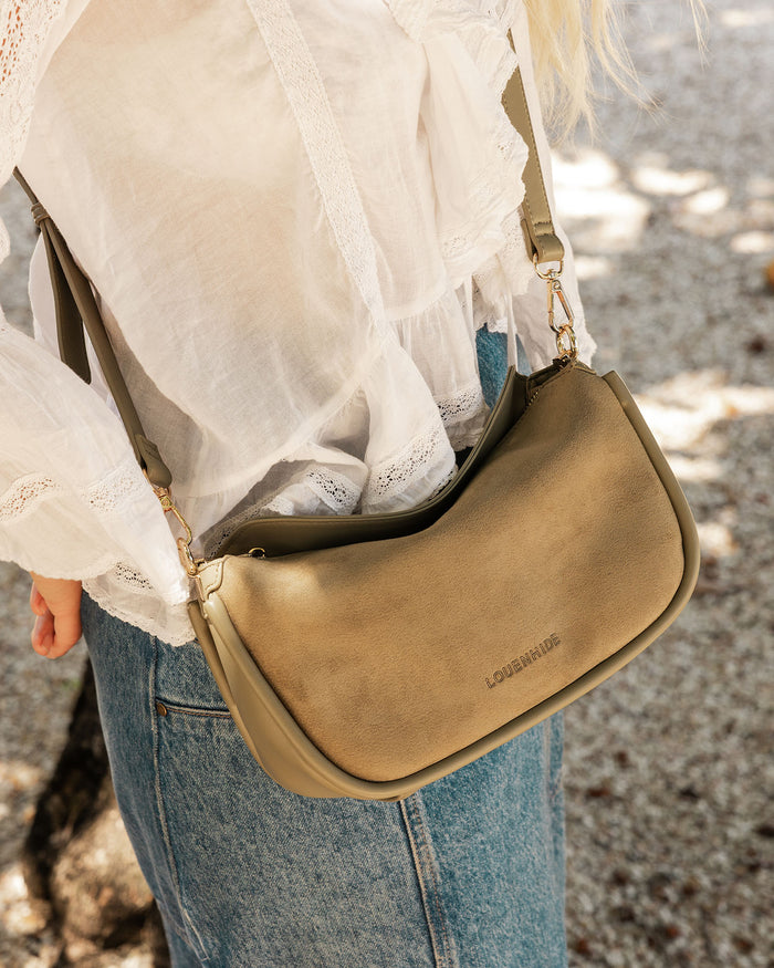 Load image into Gallery viewer, LOUENHIDE SAYLOR CROSSBODY BAG - SAGE GREEN