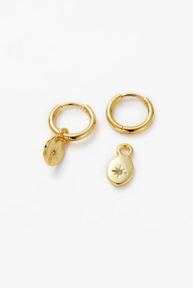 Load image into Gallery viewer, ZAFINO NALA HOOP - GOLD