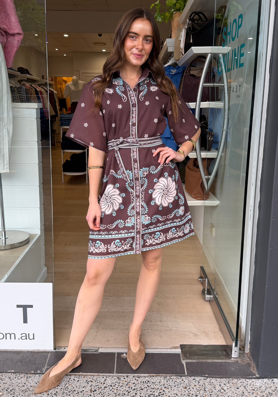FRANCESCA MINI SHIRT DRESS