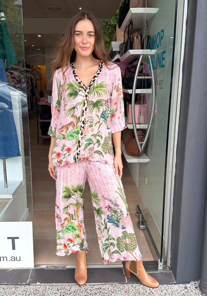 Load image into Gallery viewer, RUBYYAYA NOUVEAU SHIRT - PINK
