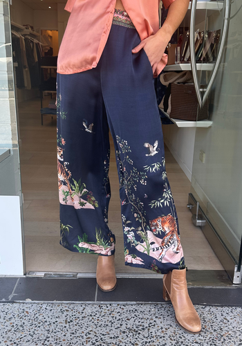 RUBYYAYA MACHALI PANT - NAVY