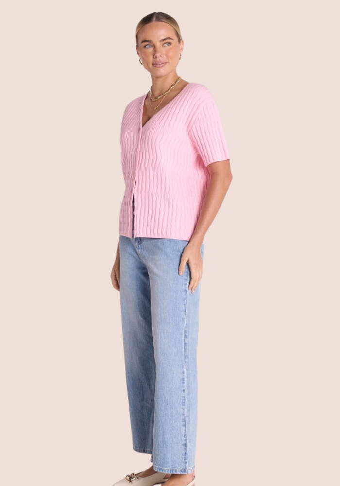 Load image into Gallery viewer, FEATHER + NOISE LAURA TOP - PINK