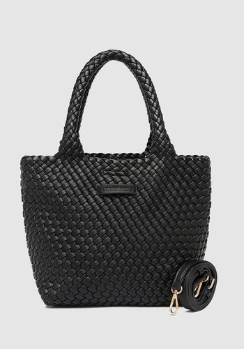 LOUENHIDE BABY CRUISER WOVEN TOTE BAG - BLACK