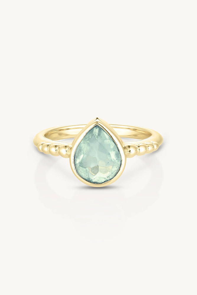 Load image into Gallery viewer, TONI MAY AMIE STACKER - FLUORITE/GOLD