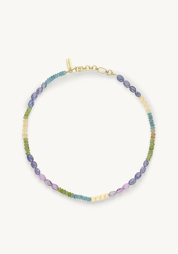 TONI MAY AZUL BEADED NECKLACE - GOLD