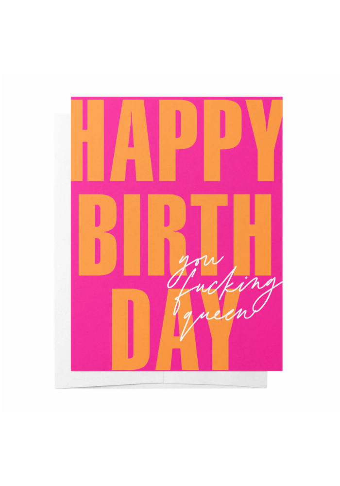 GREETING CARD - HAPPY BIRTHDAY QUEEN