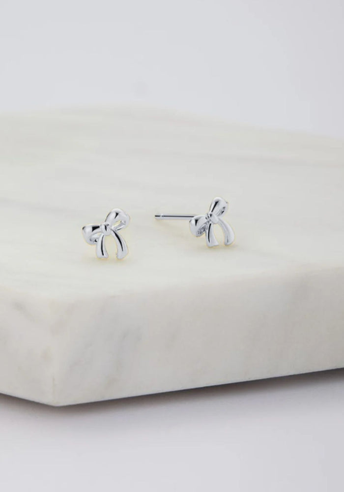 Load image into Gallery viewer, ZAFINO CHARLOTTE STUD EARRING - SILVER