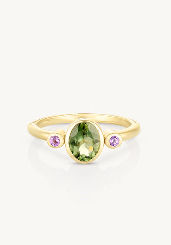 TONI MAY SOPHIA STACKER - APATITE/ GOLD