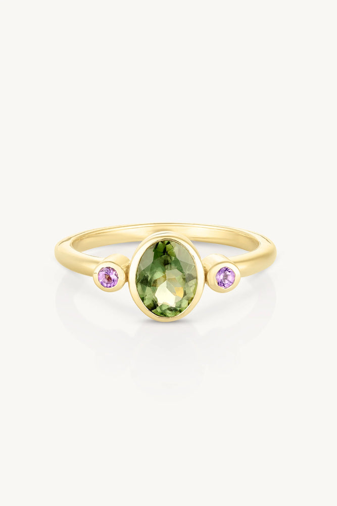 Load image into Gallery viewer, TONI MAY SOPHIA STACKER - APATITE/ GOLD