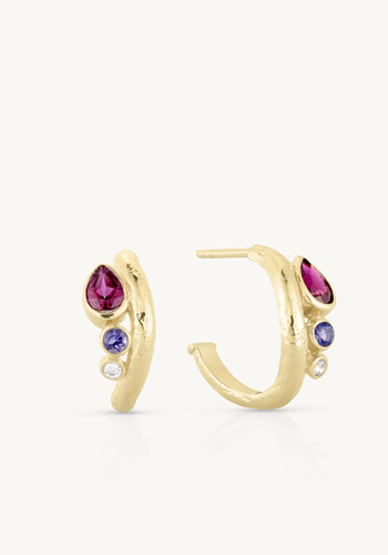 TONI MAY SORRENTO HOOPS - GOLD