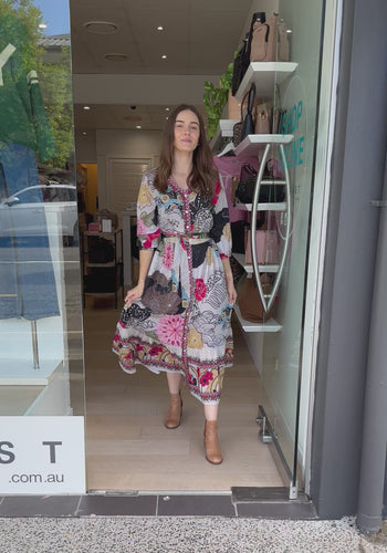 RUBYYAYA PERENNES DRESS - MULTI FLORAL