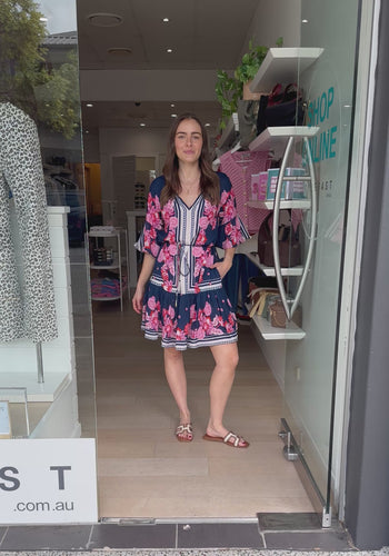 LULASOUL LADERA DRESS - NAVY