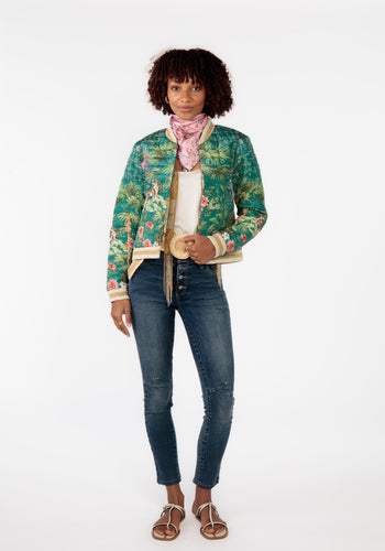 RUBYYAYA NOUVEAU JACKET - GREEN