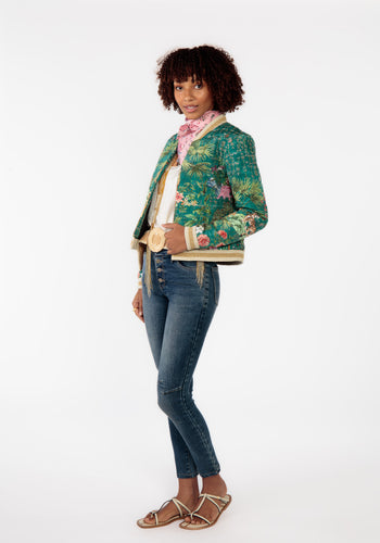 RUBYYAYA NOUVEAU JACKET - GREEN