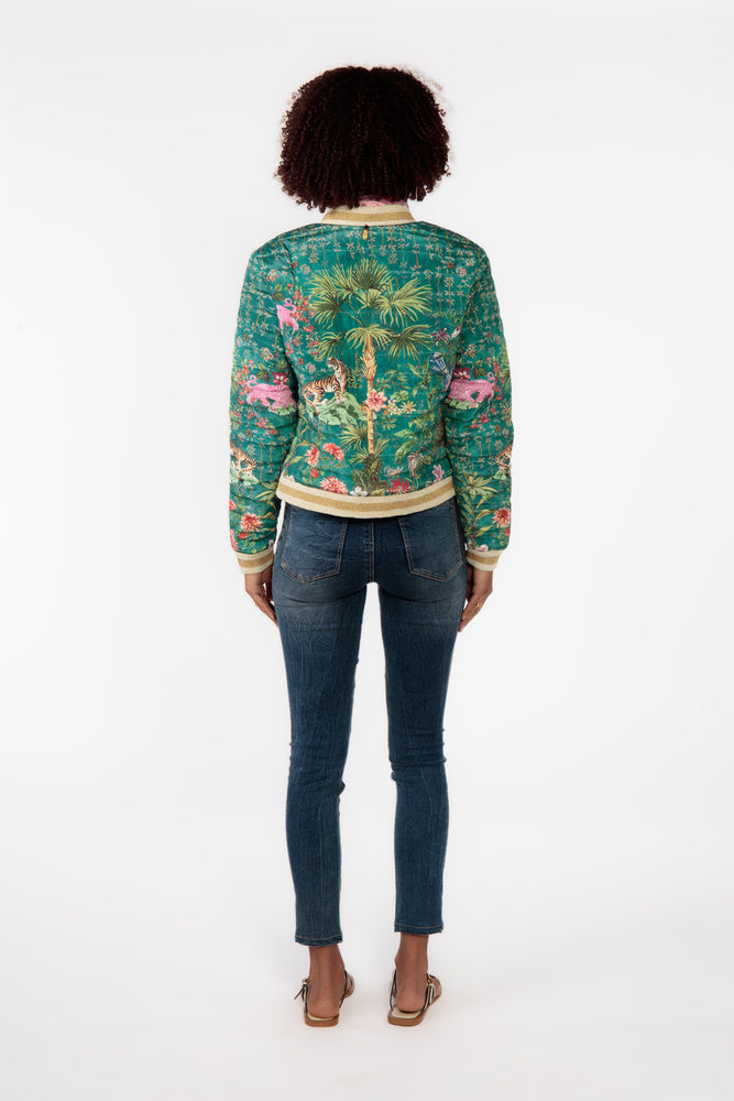 Load image into Gallery viewer, RUBYYAYA NOUVEAU JACKET - GREEN