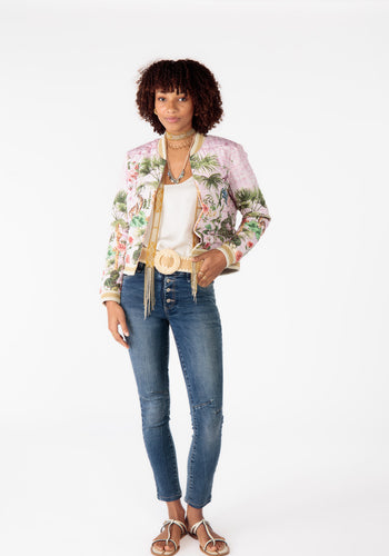 RUBYYAYA NOUVEAU JACKET - PINK