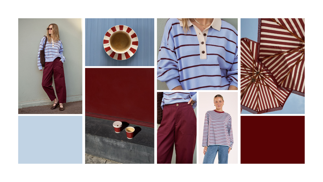 Why Blue & Burgundy Are Having a Moment This Season