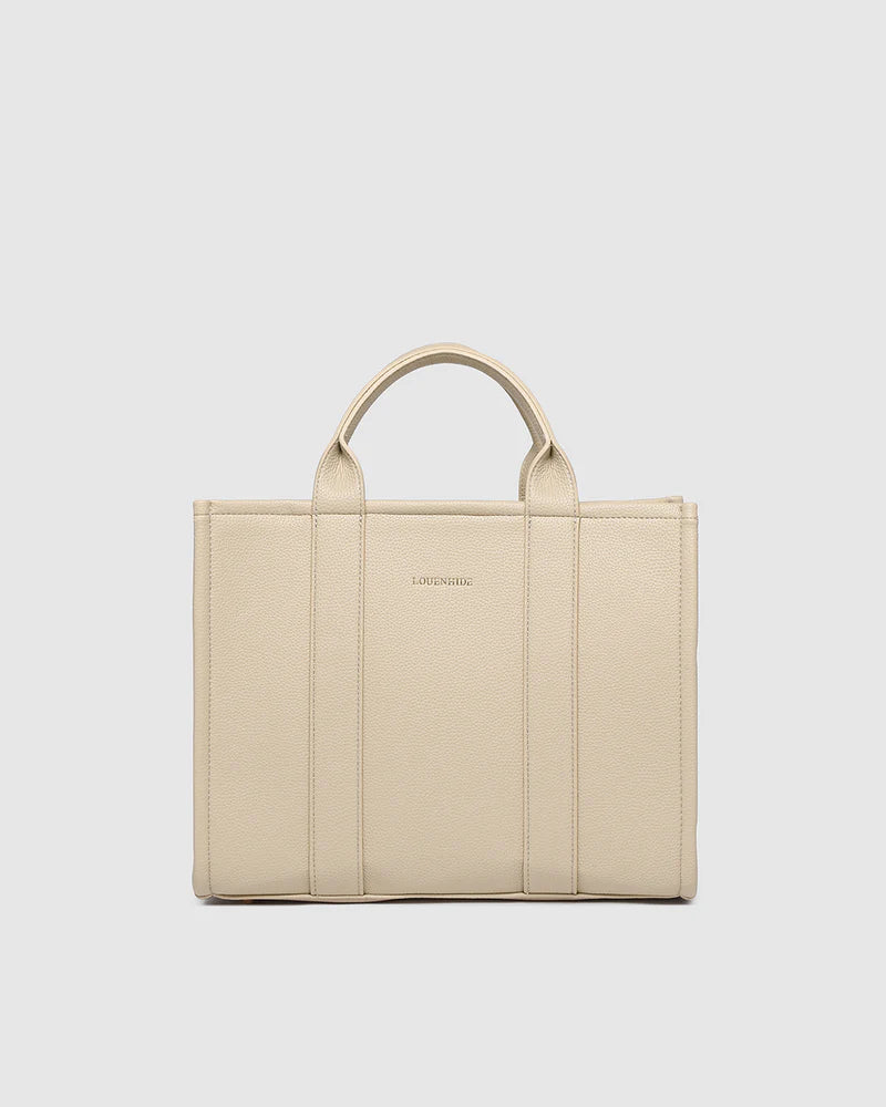 LOUENHIDE MANHATTAN TOTE BAG - BISCOTTI