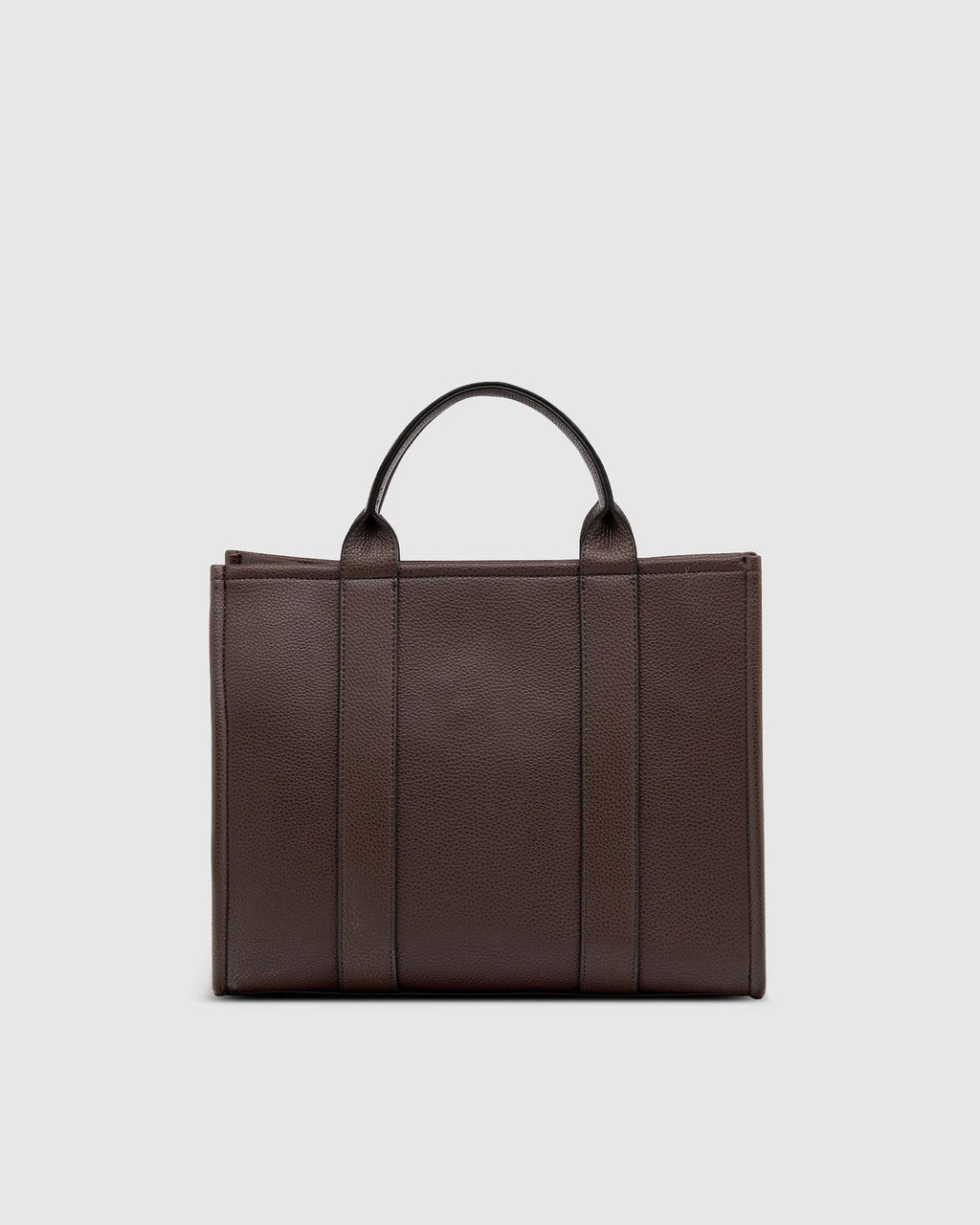 LOUENHIDE MANHATTAN TOTE BAG - CHOCOLATE