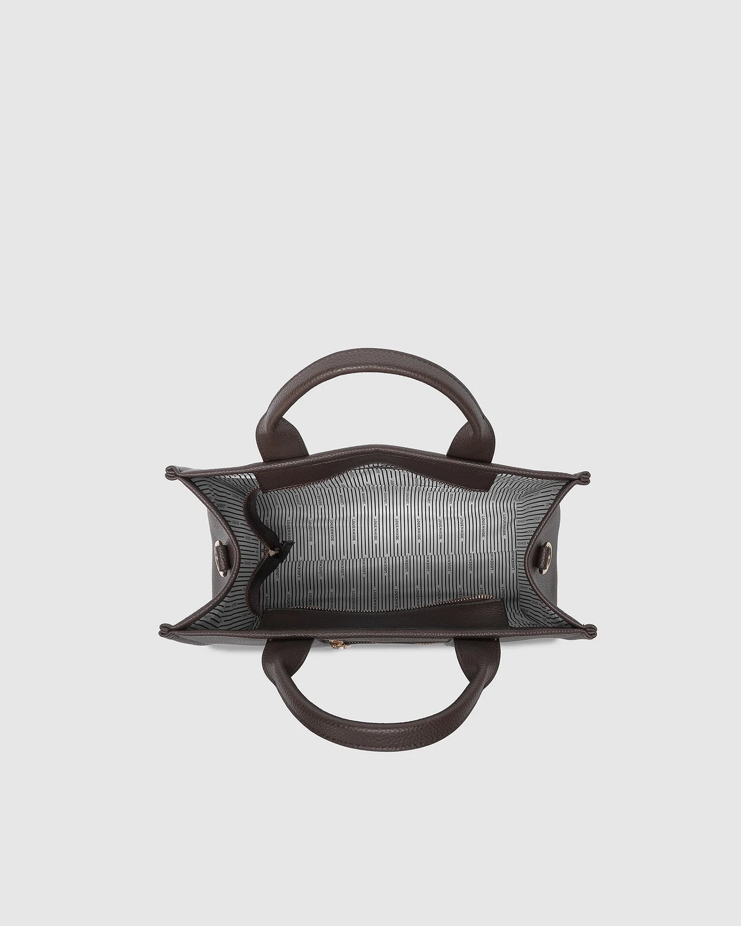 LOUENHIDE MANHATTAN TOTE BAG - CHOCOLATE